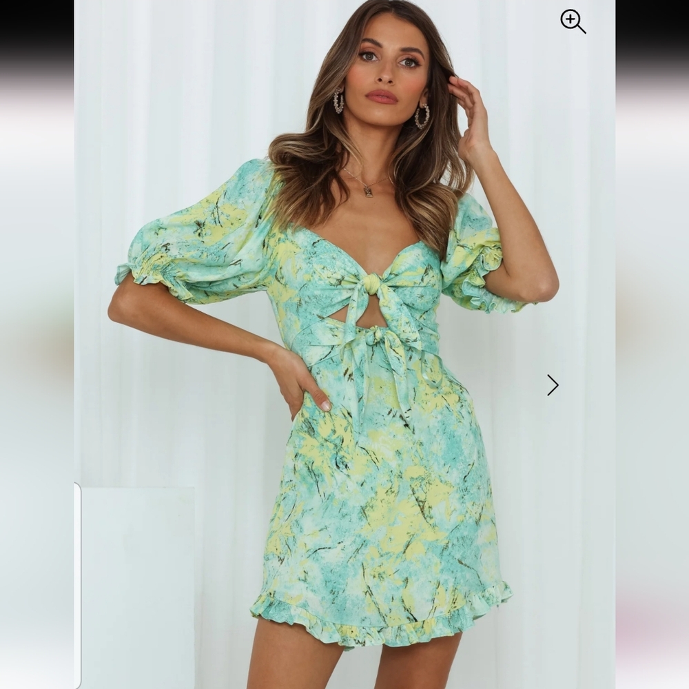 Sexy Indikah Cut Out Bow Ties Dress Babydoll Vaca Boho Festival Altar'd State 8